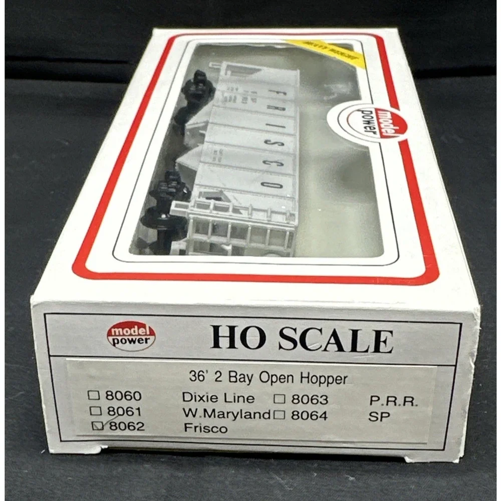 HO Scale Model Power Frisco Open Hopper Car 36' 2 Bay Open Hopper